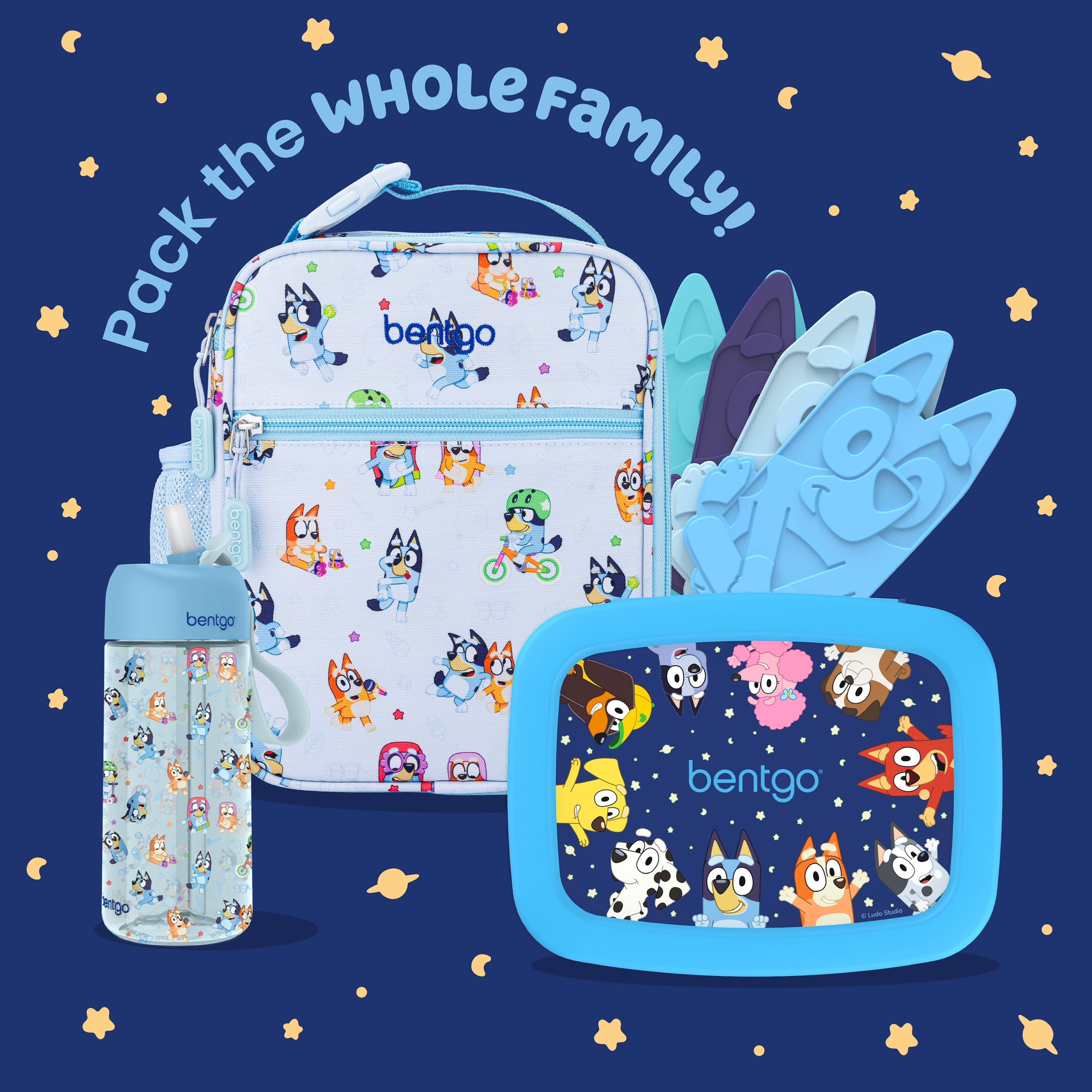 Bentgo + Bluey Kids Prints Lunch Box